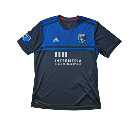 Adidas 2020‑21 San Jose Earthquakes Home Black MLS Jersey Men’s XL