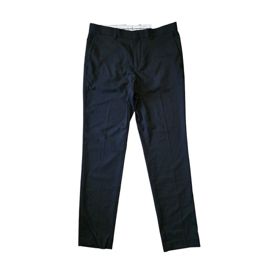 H&M Slim Fit Navy Dress Pants Men’s 33R Flat Front NWT