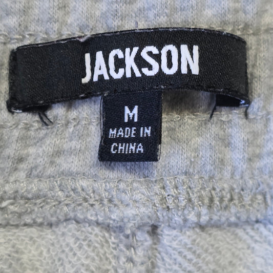 Jackson Men’s Joggers M Gray Ripped Destroyed Look
