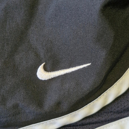 Nike Dri‑FIT Tempo Womens XS Black/White Lined Running Shorts Athletic