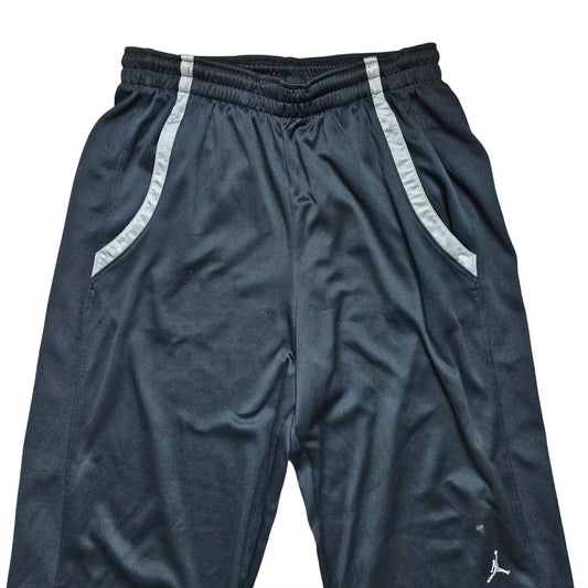 Jordan Vintage Sweatpants XL Black Drawstring Hem Retro Style