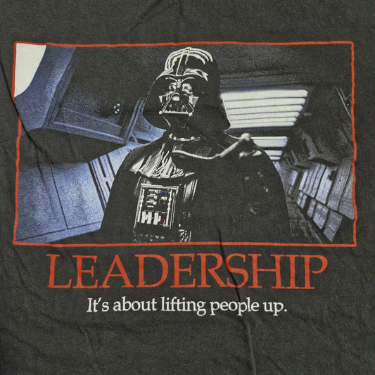 Star Wars Darth Vader Leadership Motivation Tee Large