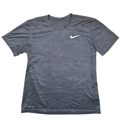 Nike Grey & Black Dri-FIT Athletic Shirt Men’s Large