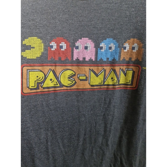 Pac-man Heather Grey Graphic Print Medium