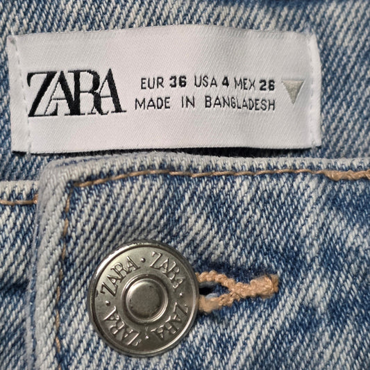 ZARA Skinny Jeans Women’s 4 Light Blue Denim Stretch Casual