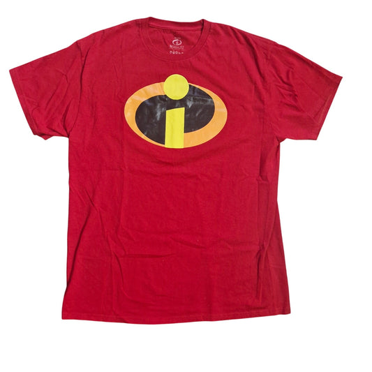 Disney Pixar Incredible 2 size Large Red Tee