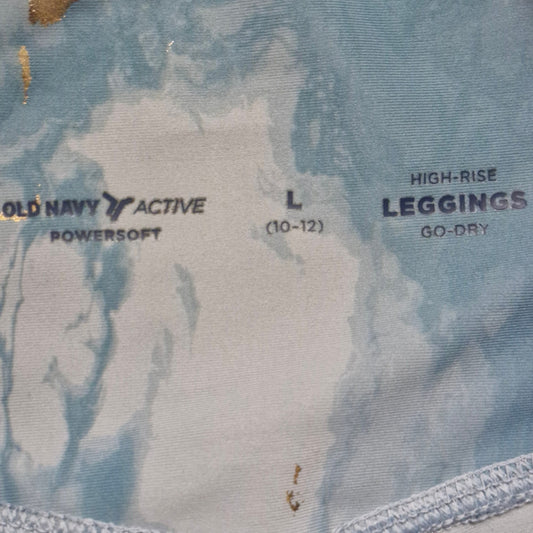Old Navy Leggings Women’s Large (10–12) High-Rise Go‑Dry Activewear