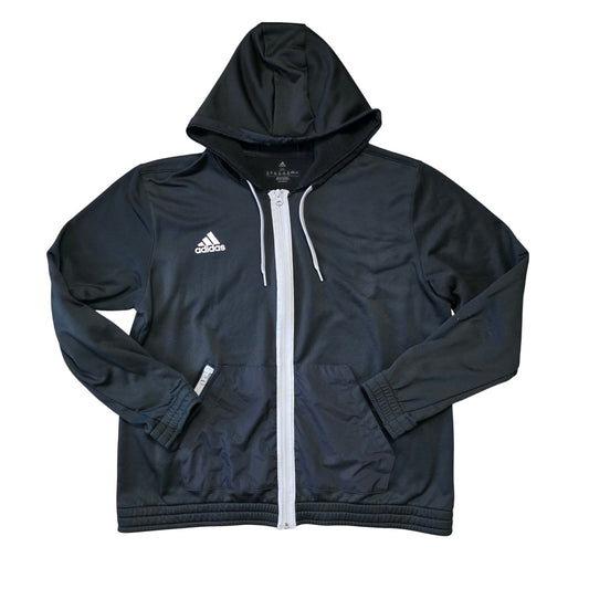 Adidas Women’s Hoodie Jacket 2XL Black Team Issue Full Zip
