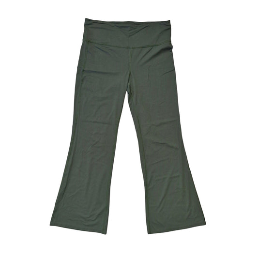 Athleta Stellar Flare Pants Women’s XL Aspen Green Athleisure Activewear Trousers