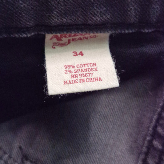 Arizona Skinny Fit Jeans Men’s Size 34x34 Dark Wash Denim