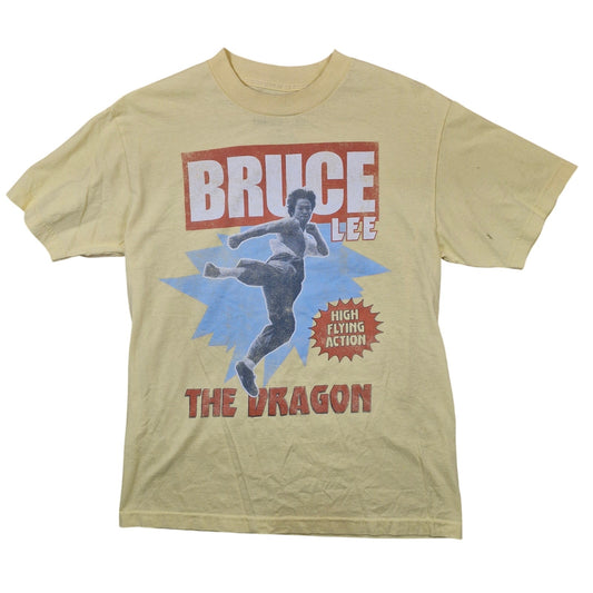 Bruce Lee The Dragon Vintage Graphic Tee Size Medium
