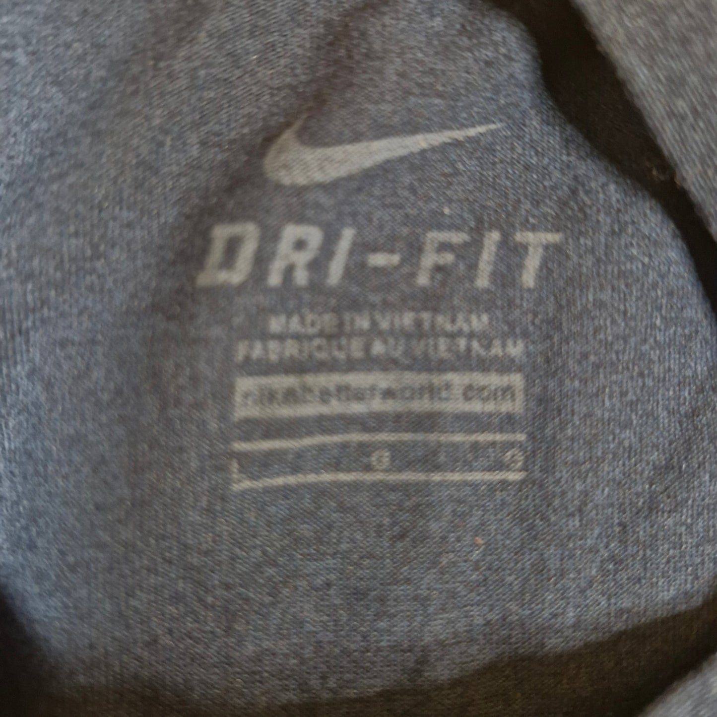 Men’s Nike Dri Fit Performance Navy Blue Short Sleeve Shirt Large 2016