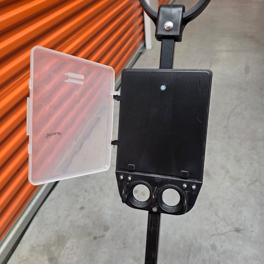 Golf 2 wheel Push Cart with scorecard, drink and ball holder
