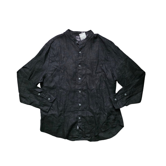 Todd Snyder Sea Soft Irish Linen Shirt Men’s XXL Band Collar Long Sleeve NWT