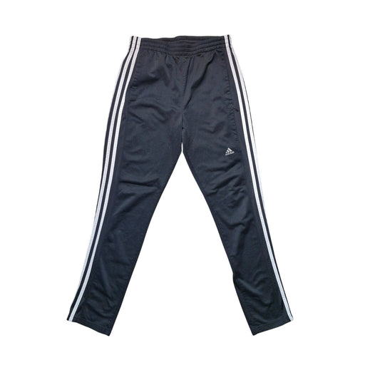 Adidas Men’s Track Pants Medium Black White Stripes