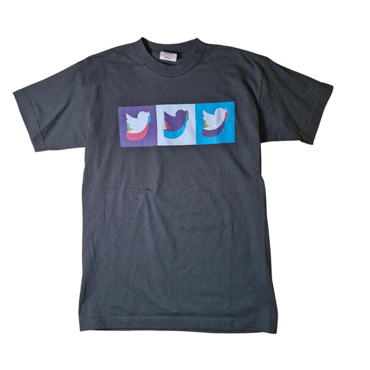 Twitter now X Size M Shirt Bayside Best Made In USA