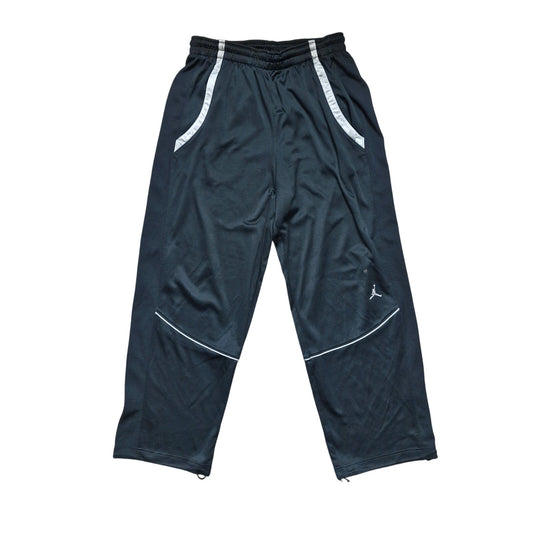 Jordan Vintage Sweatpants XL Black Drawstring Hem Retro Style