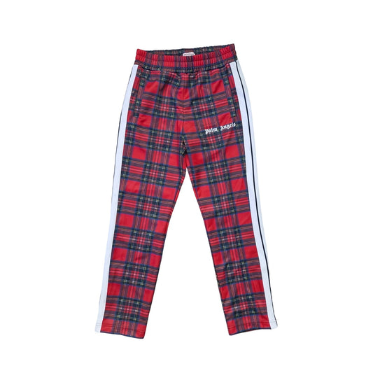 Palm Angels Red Plaid Track Pants Size M