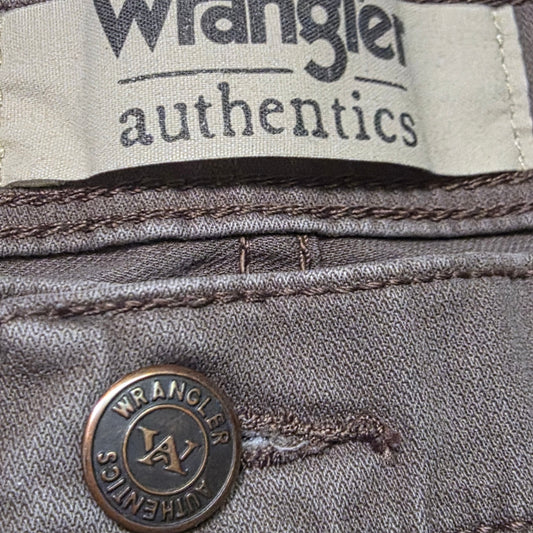 Wrangler Straight Fit Jeans Men’s 34x32 Gray Denim Casual