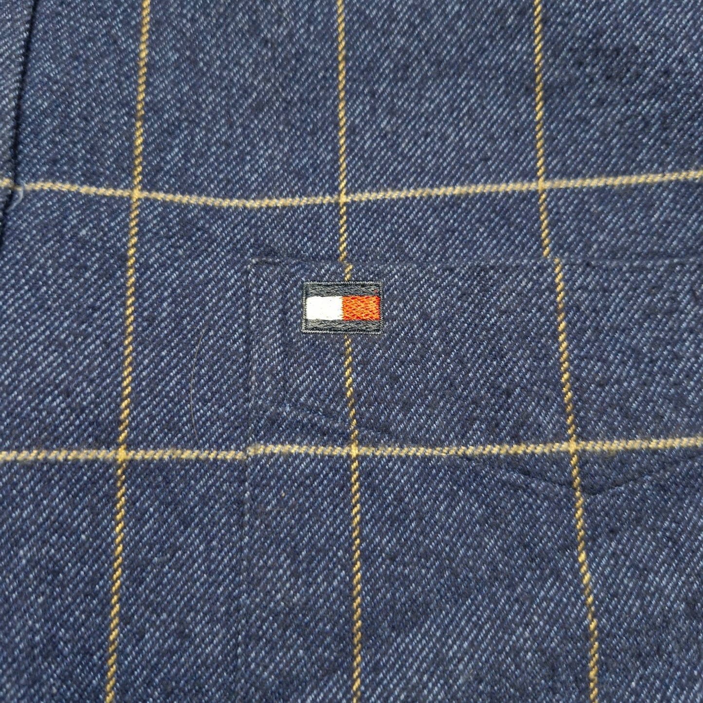 Vintage Tommy Hilfiger Long Sleeve Button-Up Shirt Men’s Blue Size M