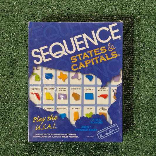 Sequence Board Game Contemporary Strategy Family Fun Open Box Complete