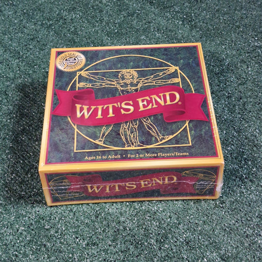 Wit's End Board Game Gold Seal Edition Mind Challenge New Sealed