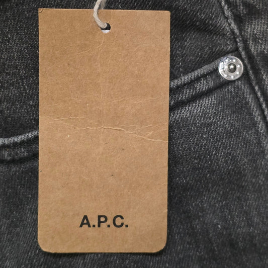 APC Petit New Standard Jeans Men 28 Dark Grey Denim Slim Fit