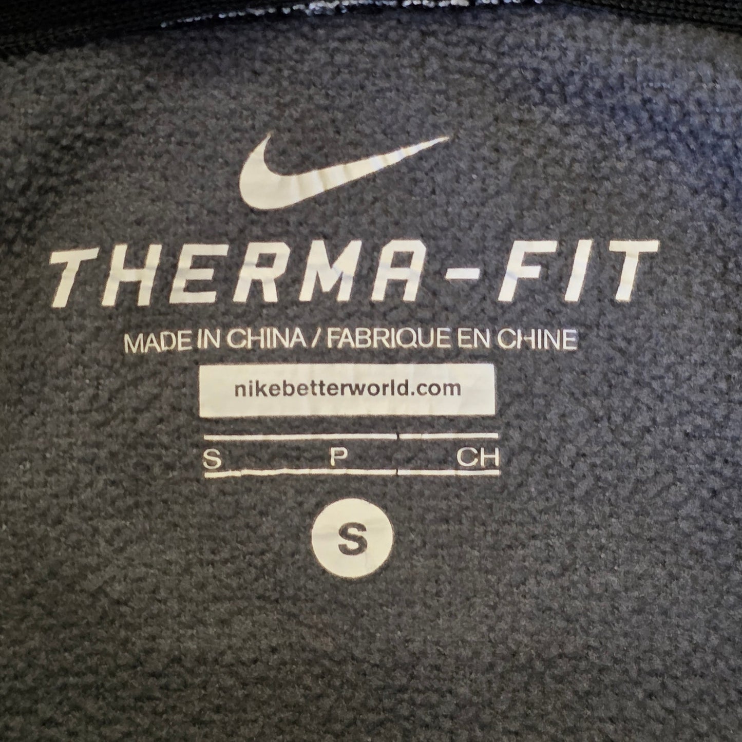 Nike Therma Fit Hoodie Women’s Small Black Gray Pullover Sweatshirt
