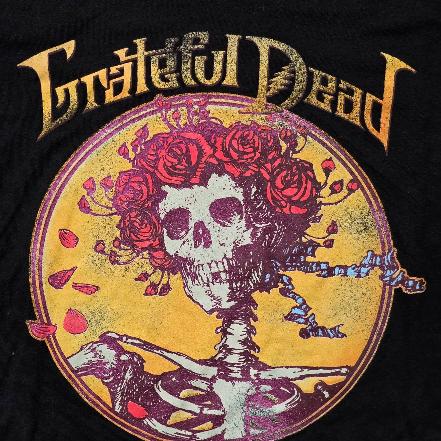 Grateful Dead T-Shirt Women’s 2XL Black Graphic Band Tee