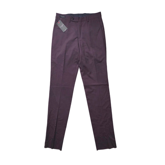 Ted Baker Jefferson Wool Dress Pants Men’s 30R Maroon Flat Front NWT