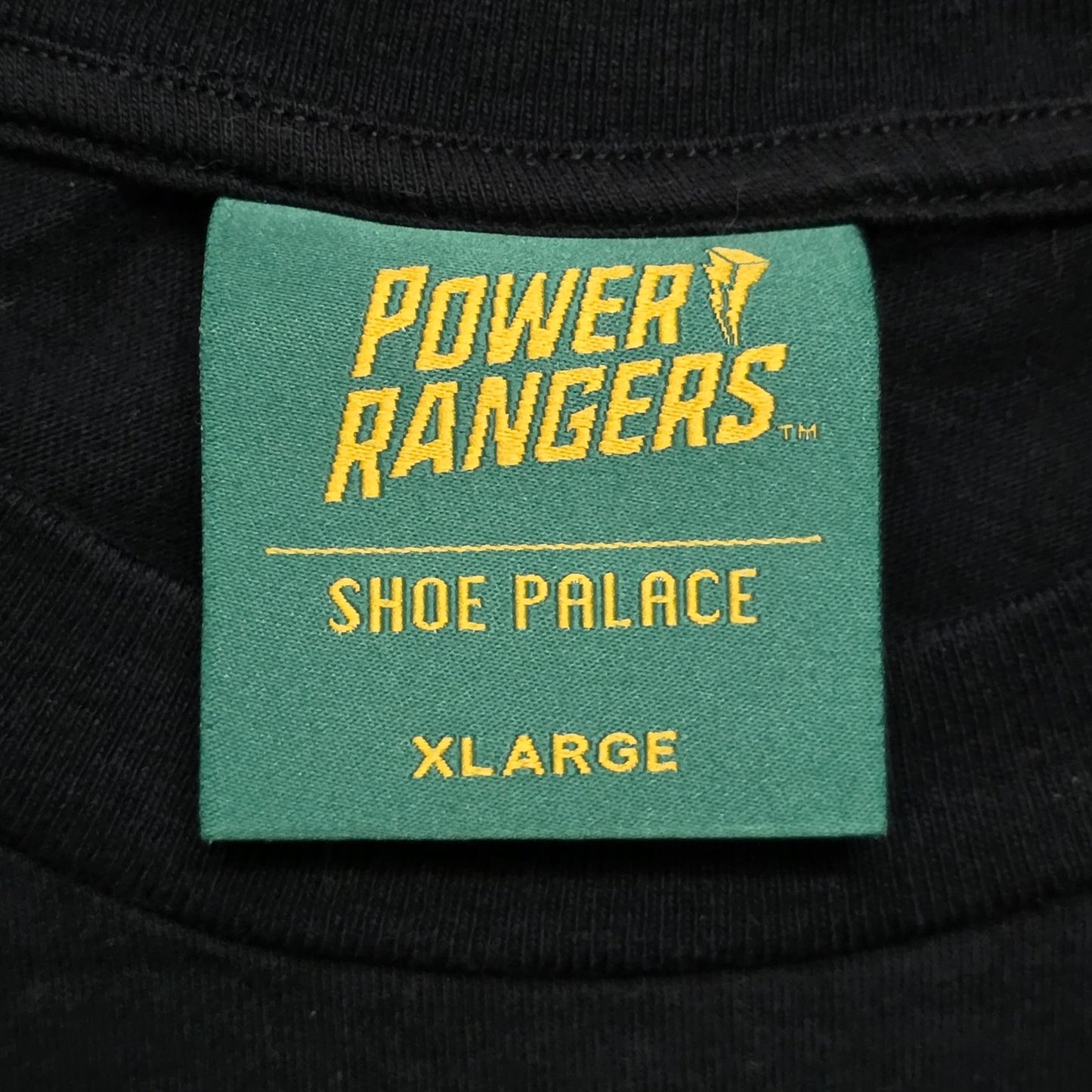 Power Rangers Black Ranger Tee Men’s XL Black Shoe Palace Exclusive Graphic