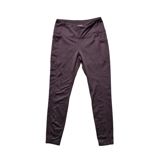 Mondetta High Rise Leggings Women’s Size Small Purple Black Workout Yoga Tight