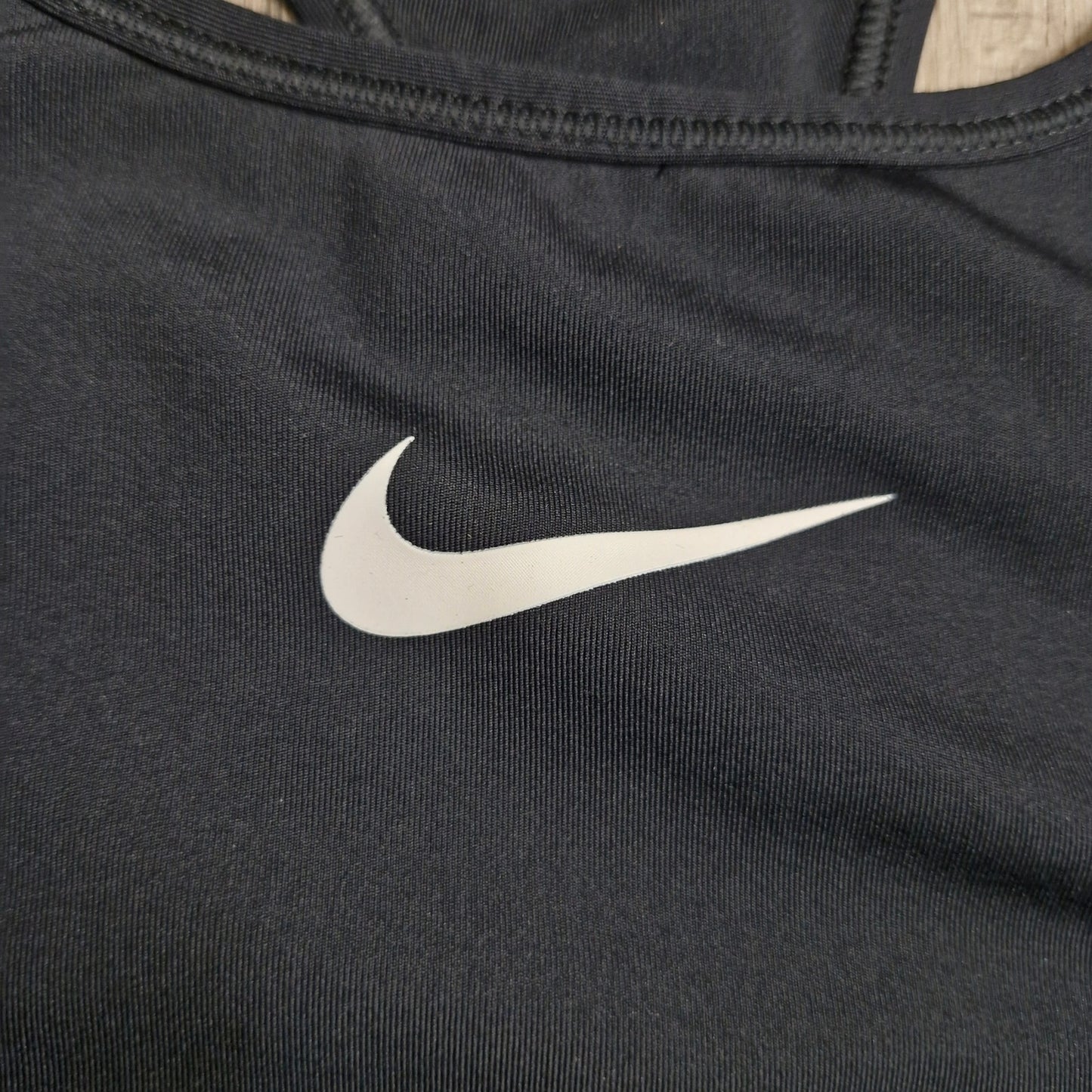 Nike Black Dri-Fit Sports Bra Size Medium No Padding