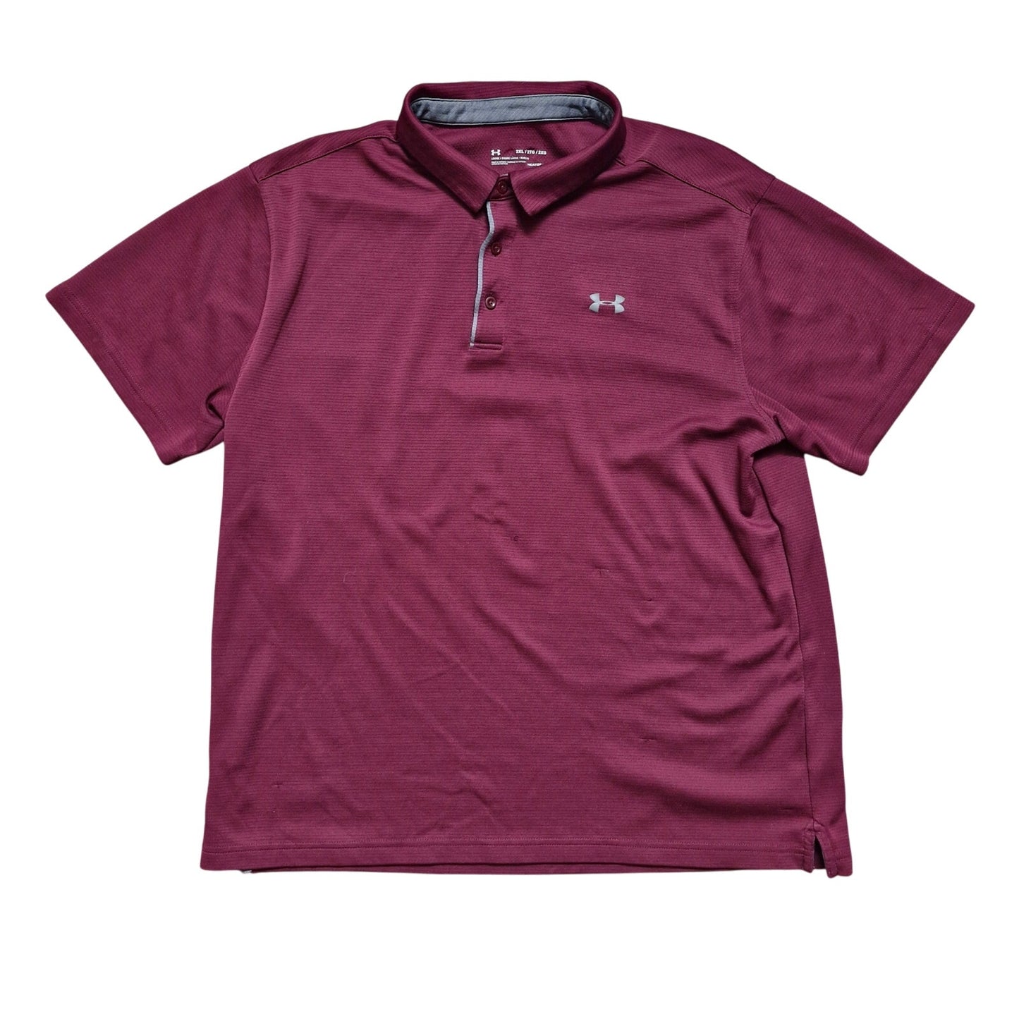 Under Armour HeatGear Polo Shirt Men’s 2XL Maroon