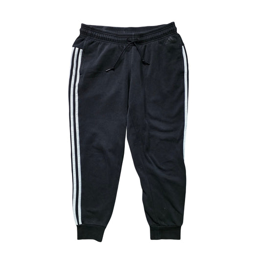 Adidas Essentials 3-Stripes Fleece Joggers Men’s M Black