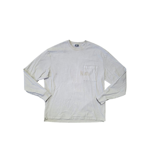 KITH Long Sleeve Pocket Logo T-Shirt Men’s M Cream
