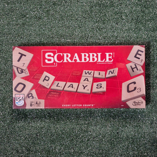 Scrabble Crossword Game Hasbro Classic Word Board Game New Sealed