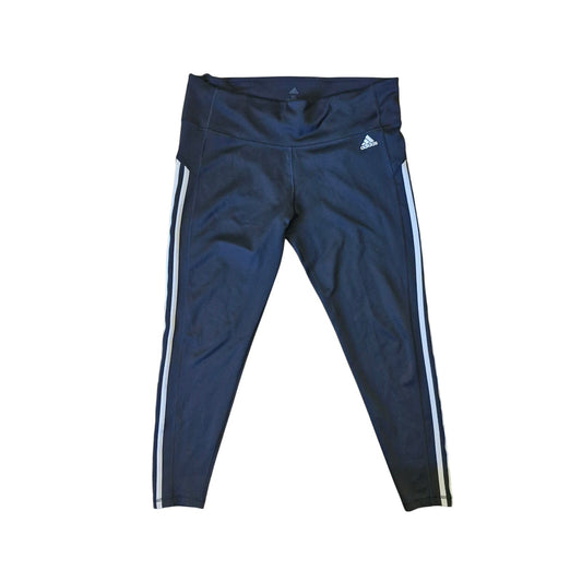 Adidas Climalite Jogger Pants Women’s XL Black 3-Stripe Moisture-Wicking