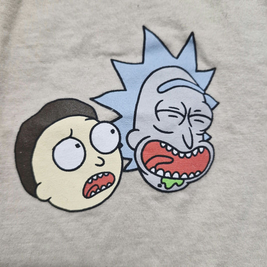 Rick and Morty “Wubba Lubba Dub Dub” T-Shirt Men’s XL Black Graphic Tee