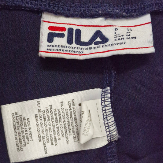 Fila Women's Cotton Leggings Medium Navy Blue