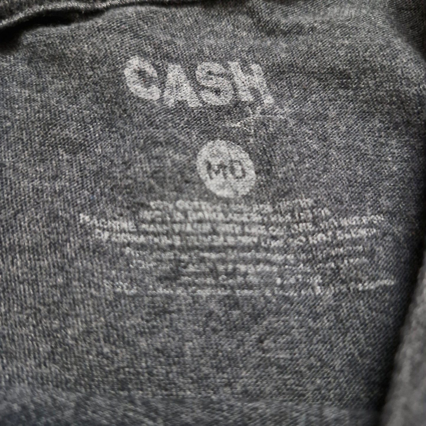 Johnny Cash “Man In Black” Tennessee Three T-Shirt Men’s Medium Black Graphic Tee