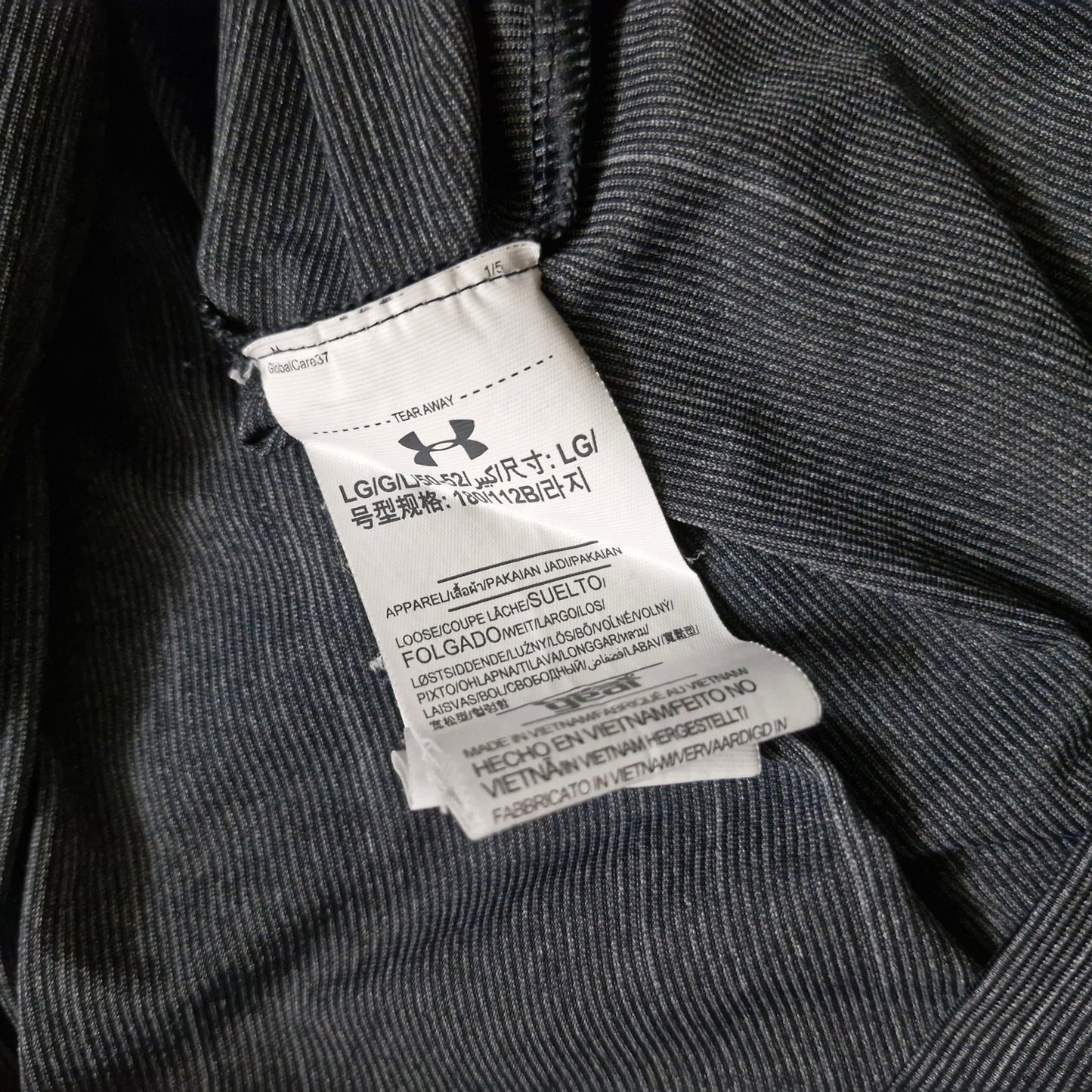 Under Armour The Performance Polo HeatGear Gray Golf Polo Mens Loose Large