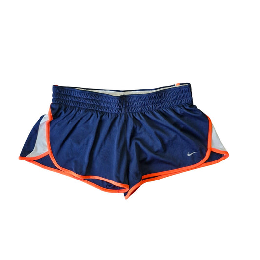 Nike Dri-Fit Running Shorts Women’s Size XL Blue Lined Athletic Gym Workout