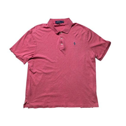 Polo Ralph Lauren Classic Fit Polo Shirt Men’s L Pink Solid Pony