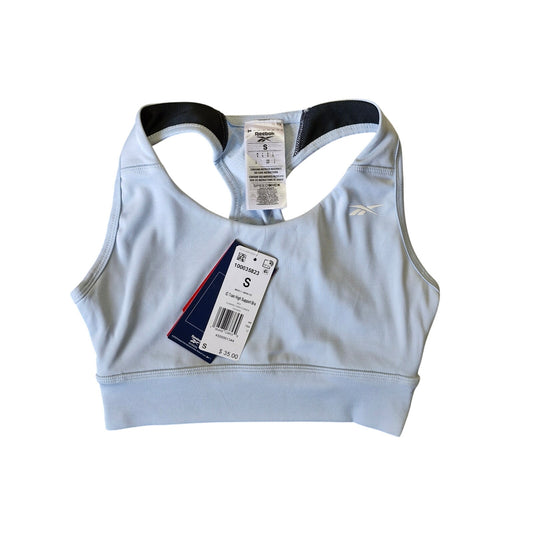 NWT Reebok Running Essentials Sports Bra Women’s Size Small Light Blue