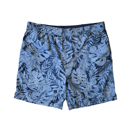 Speedo Tech Volley Swim Shorts Men’s XL Blue Quick Dry Athletic