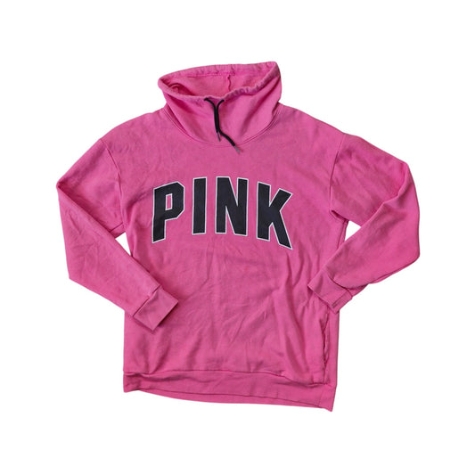 Victoria’s Secret Pink Mock Neck Sweatshirt Women's Small Spell Out