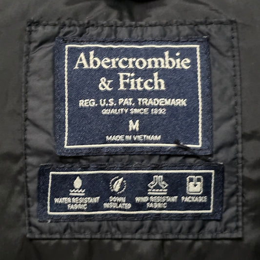 Abercrombie & Fitch Puffer Jacket Women’s M Black Quilted Insulated
