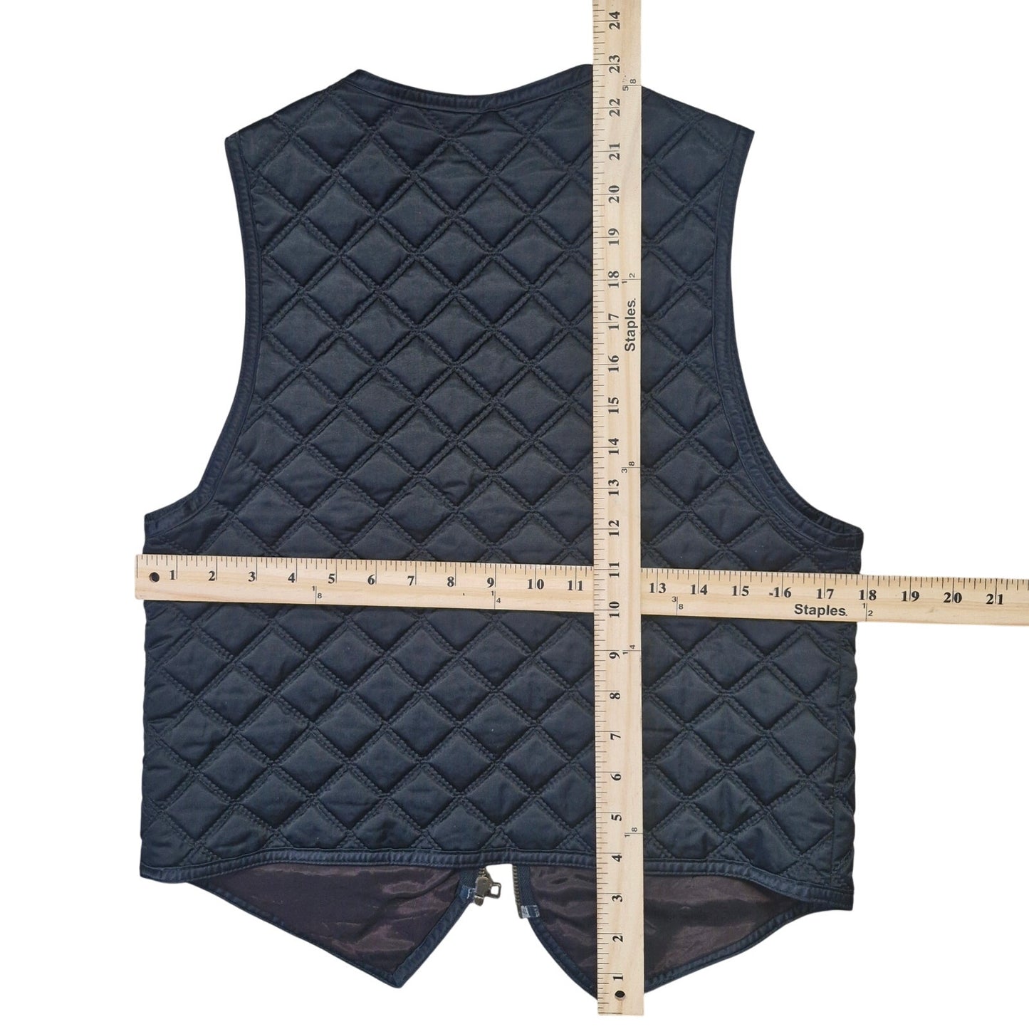 Banana Republic Quilted Vest Men’s Small Made in Italy Cotton Nylon