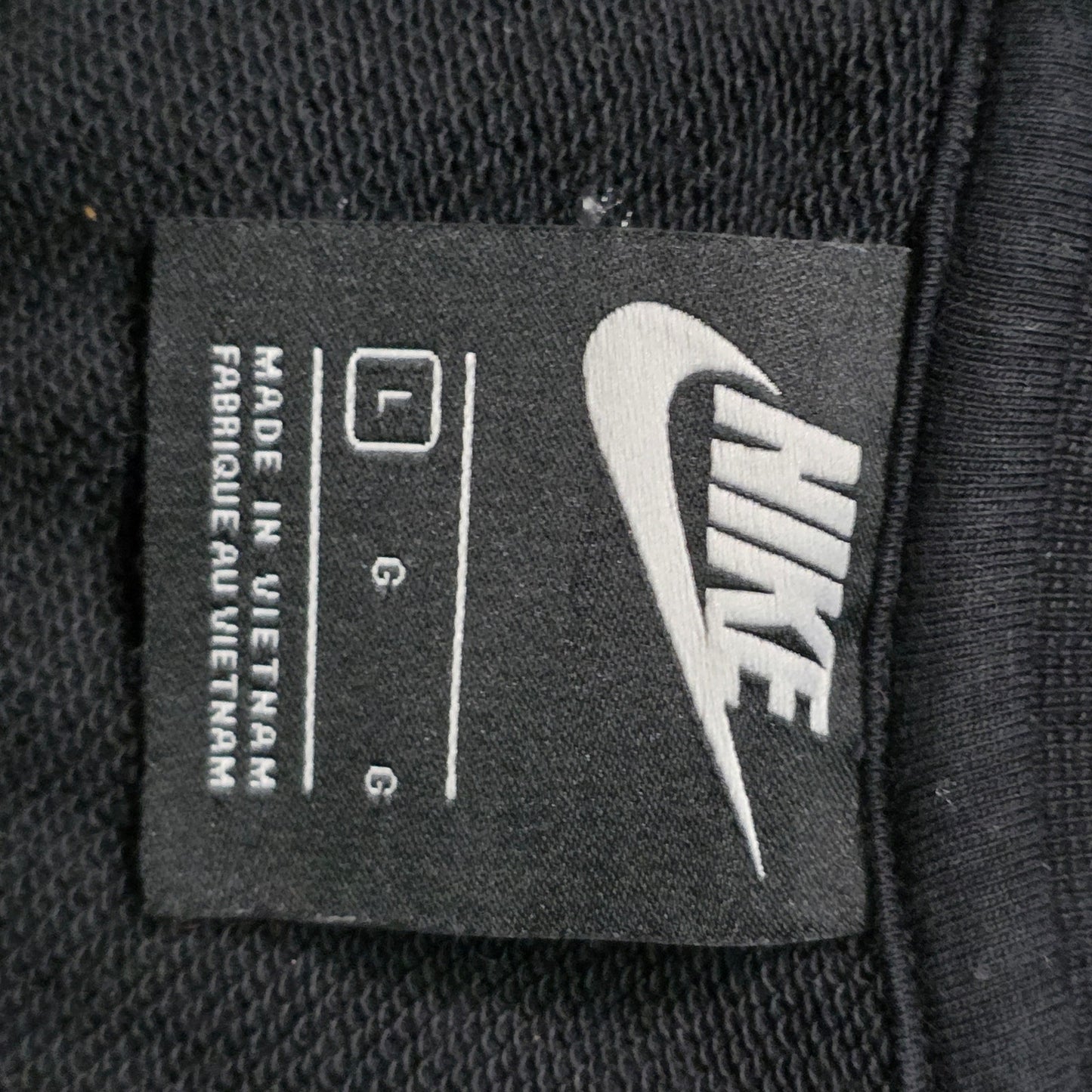 Nike Sportswear Swoosh French Terry Crew Men L Black Cj4871-010